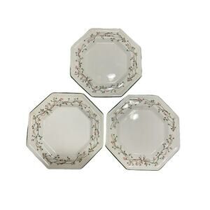 Johnson Brothers Bread Plate Eternal Beau 6" Octagonal Made in England Lot Of 3